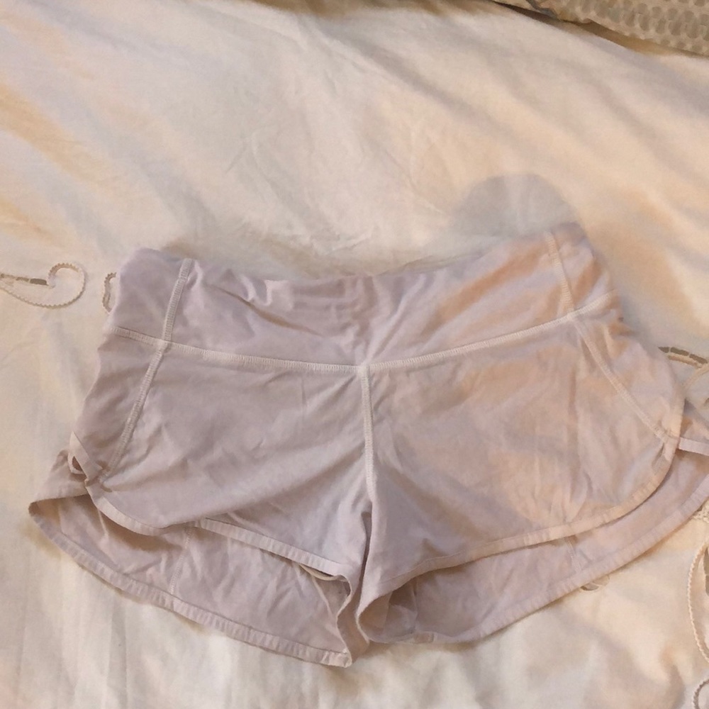 White Lululemon Shorts